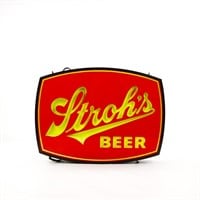 Vintage Stroh Beer Illuminated Advertisement