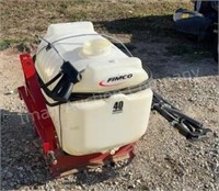 Fimco 40 Gallon 3PT Sprayer, Tank Cracked, No Lid