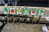 Garden Vegetable Markers