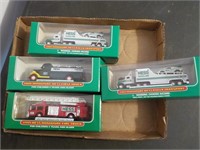 4 Mini Hess trucks Ea Each x 4