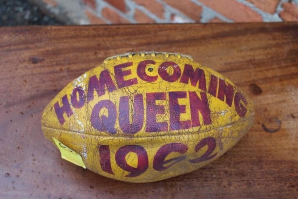1962 Vintage Homecoming Queen Football