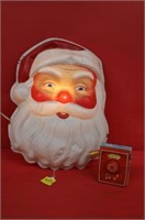 2pc Vintage Lighted Santa & 1969 Fisher Price #759