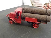 Plastic model log truck