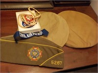 Veterans Foreign War & military hats