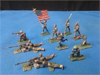 LEAD TOY SOLDIERS (Small) 12 Pieces
