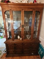 Large beautiful wooden China cabinet