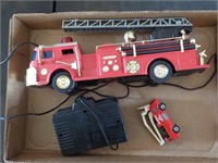 Remote controlled fire truck