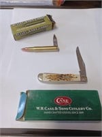 Case Pocket Knife and Bullet Pocket Knife