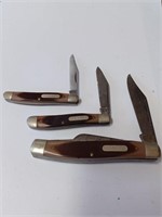 Old Timer Pocket Knife Lot
