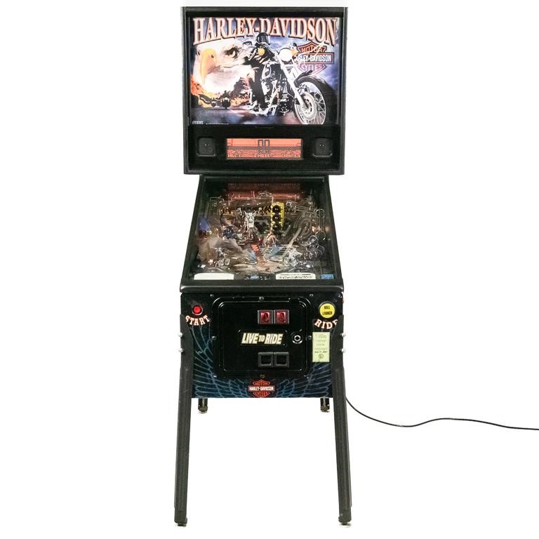 Arcade Coin Op Sega Harley Davidson Pinball