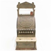 National #313 Brass Candy Store Cash Register