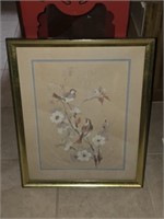 Framed Floral Print M Story