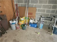 Estate lot of misc garden supplies walker and more