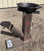 Rocket Stove, great for camping. *Fry pan not