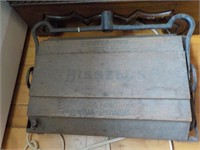 Wood antique Bissell sweeper