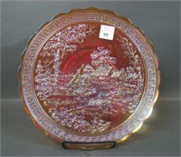 Imperial ALIG Red Amberina Homestaed Chop Plate