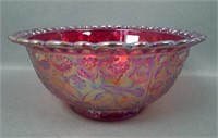 Imperial Ruby Red Black Eyed Susan Open Edge Bowl