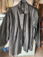 Kc collections xl leather jacket
