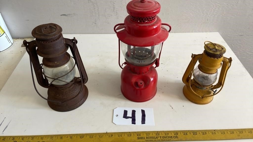(3) Vintage Lanterns