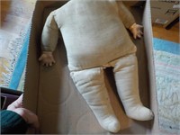 Antique cloth doll body