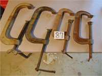 4 C clamps