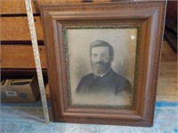 Oak framed portrait