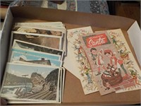 Postcards, Visit with santa papers