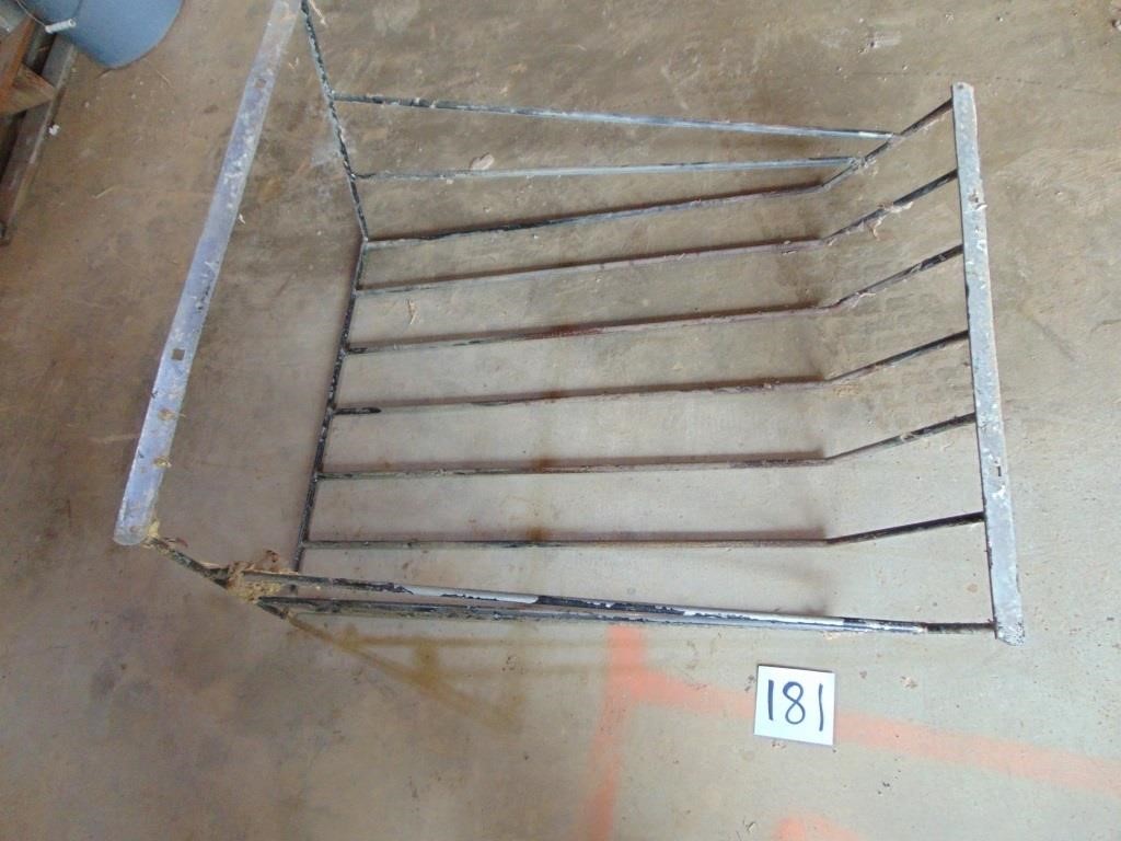 metal hayrack for animal stall