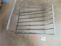 metal hayrack for animal stall