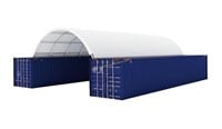 New/Unused Dome Container Shelter W20ft x L40ft