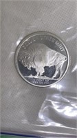 1 Troy ounce .999 fine silver round