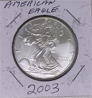 2003 American Eagle Silver dollar