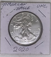 2020 American Eagle Silver dollar