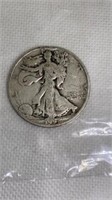 1923 Walking Liberty silver half dollar