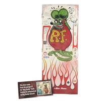 Original Ed 'Big Daddy' Roth Rat Fink Shop Door