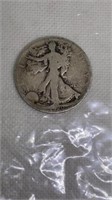 1920 Walking Liberty silver half dollar