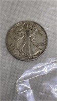1943-D Walking Liberty silver half dollar