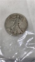 1940 Walking Liberty silver half dollar