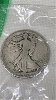 1917 Walking Liberty silver half dollar