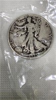 1935 Walking Liberty silver half dollar