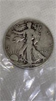 1946 Walking Liberty silver half dollar