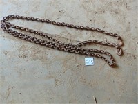 Log chain with double hooks