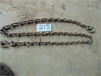 Log chain with double hooks