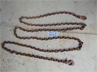 Log chain with double hooks