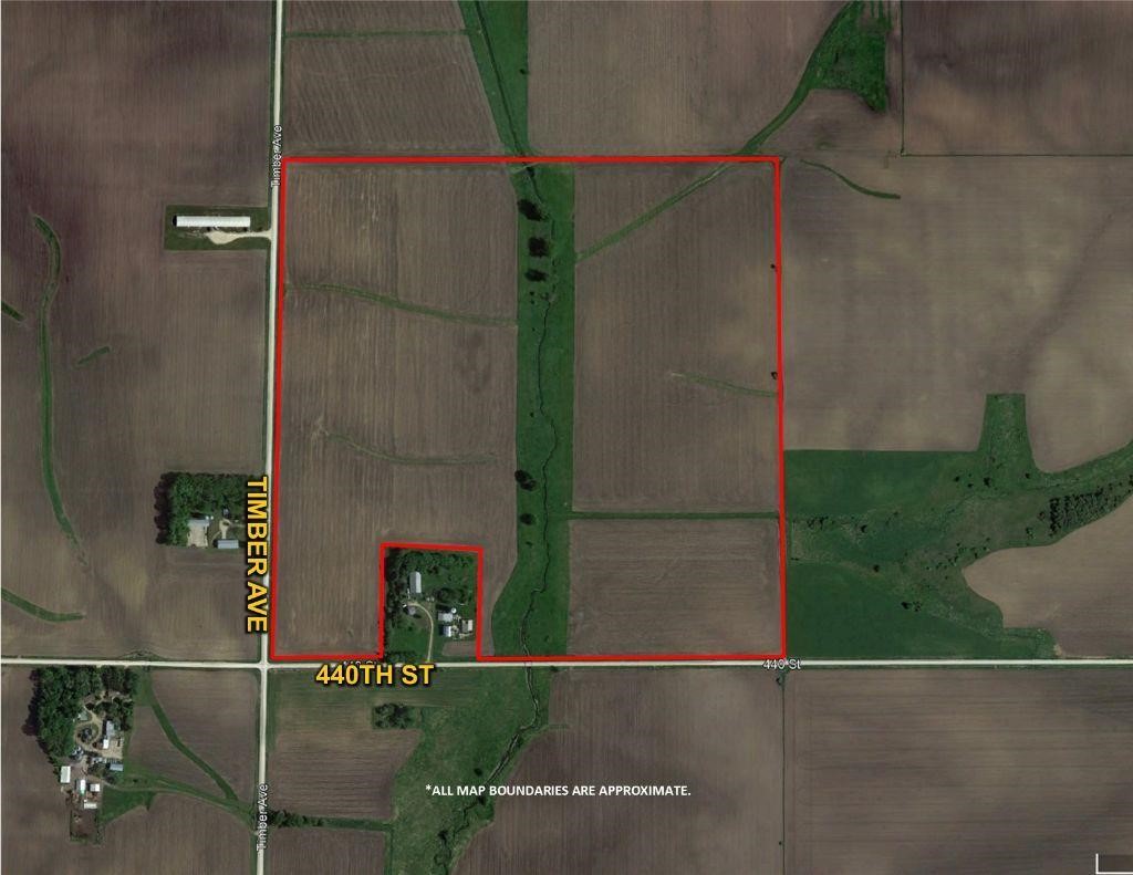 Mitchell County Iowa Land Auction, 153 Acres M/L