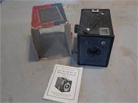 Ansco box camera w/ brownie book