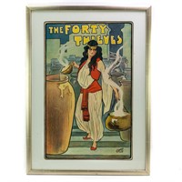 Framed Movie Poster "The Forty Thieves"