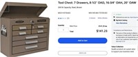 NIB Work Smart Tool Box  7 Drawers w/ Top & Keys