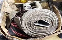 Box of Ratchet Tie Downs & Other Straps