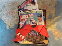 Earnhardt hat and racing items